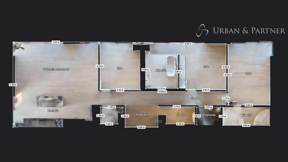 PREDAJ 4 izbového LUXUSNÉHO bytu v NOVOSTAVBE v projekte TEHELNÉ POLE