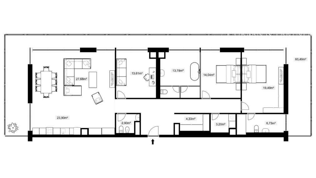 PREDAJ 4 izbového LUXUSNÉHO bytu v NOVOSTAVBE v projekte TEHELNÉ POLE