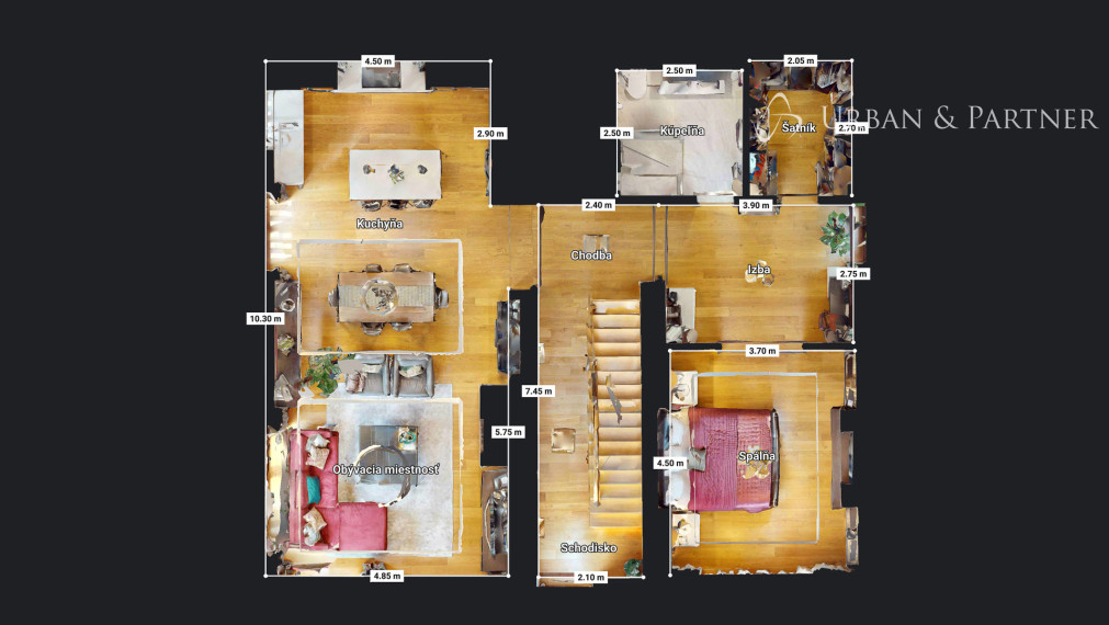 Dom s bazénom v Dúbravke, tiché prostredie pod lesom