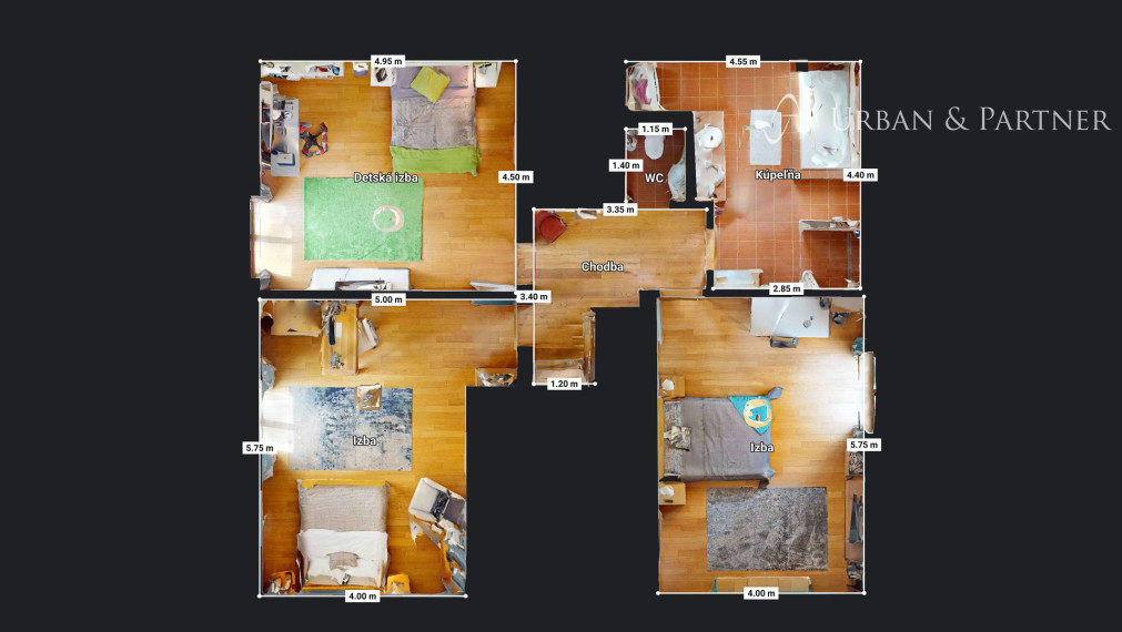 Dom s bazénom v Dúbravke, tiché prostredie pod lesom