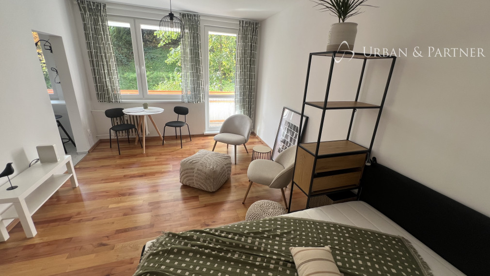 Zrekonštruovaný 1-izbový byt so samos. kuchyňou a loggiou