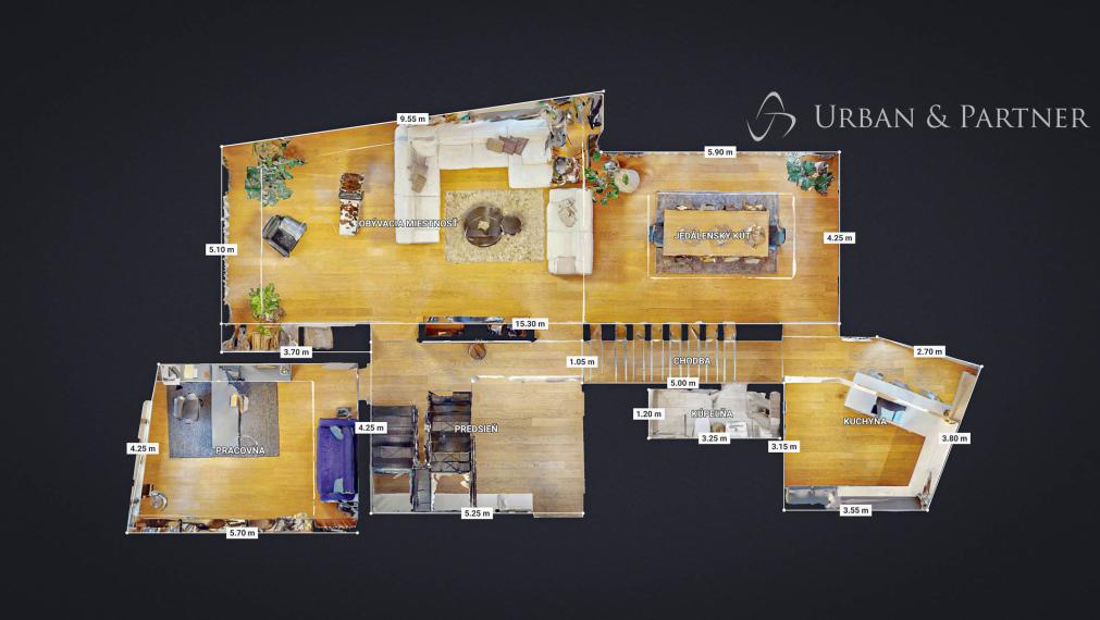 Luxusný 6 izbový byt na Drotárskej ceste s parkovaním a loggiami