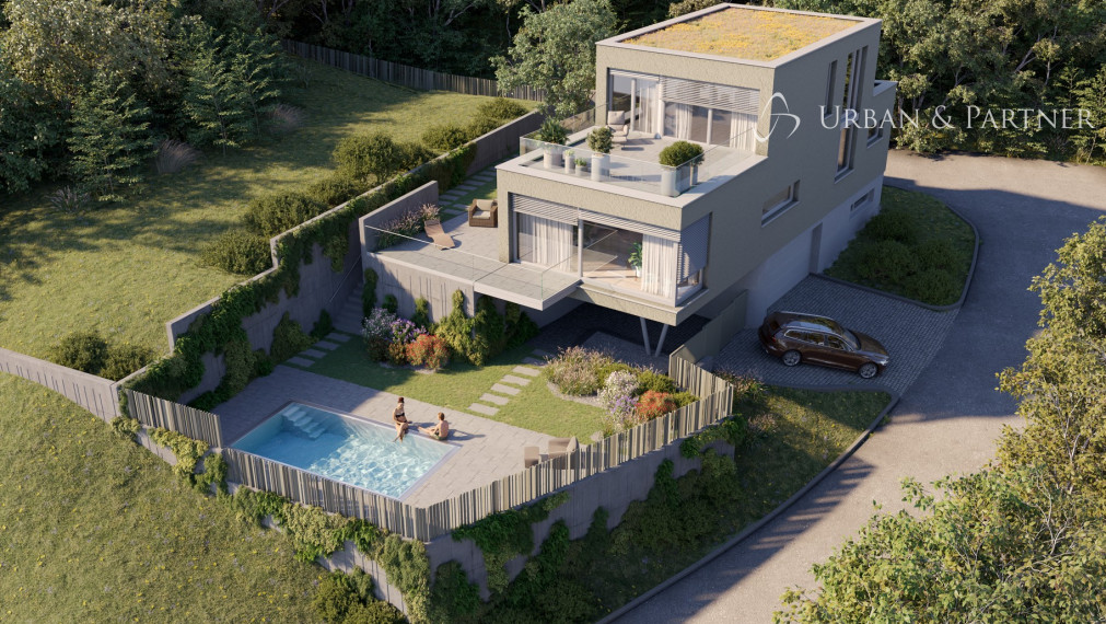 SKOLAUDOVANÝ 5-izbový dom s bazénom a panoramatickým výhľadom