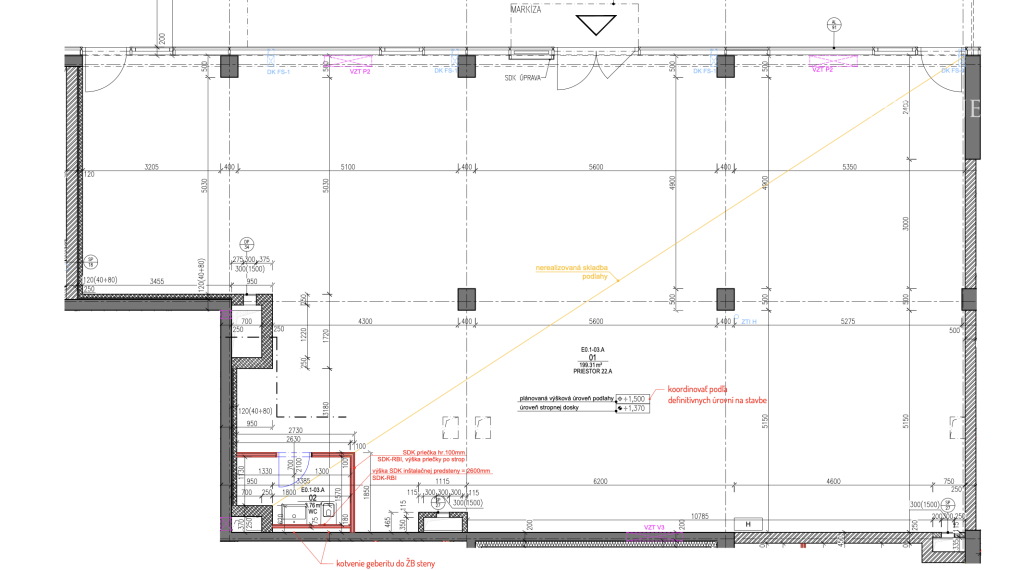 Obchodný priestor 203m2, lokalita MLYNSKÉ NIVY
