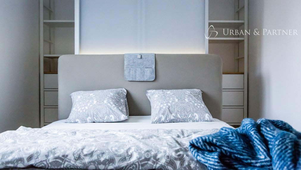 Prenájom nadštandardného 2 izbového bytu v novostavbe s parkovaním na Okánikovej ulici v centre