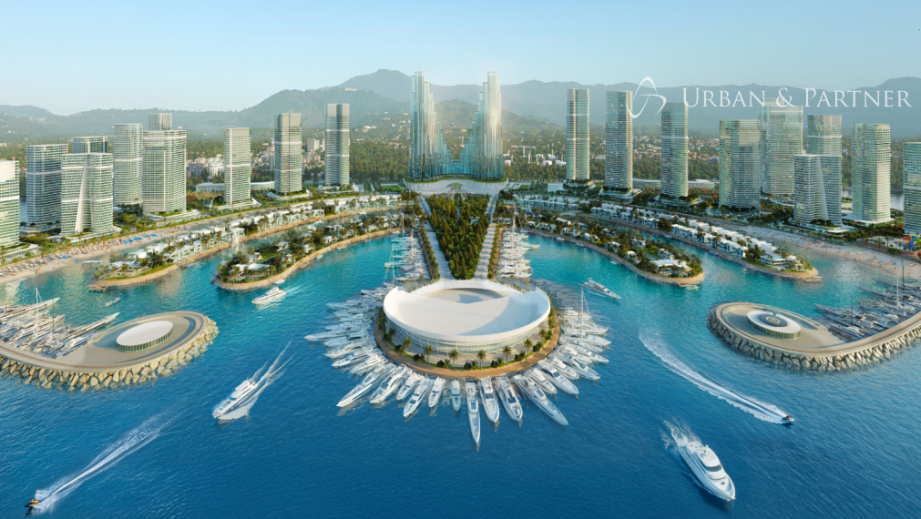 Predaj apartmánov v novom projekte Ambassadori Island v Batumi Gruzínsko
