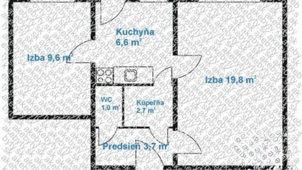 2-izbový byt na začiatku Dúbravky s výhľadom na les