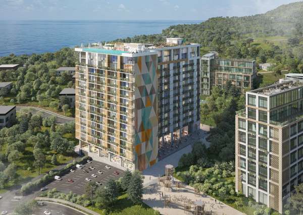 Predaj apartmánov v projekte Aquapark Resort v Batumi Gruzinsko