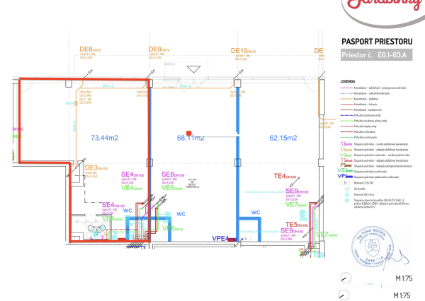 Obchodný priestor 73m2, lokalita MLYNSKÉ NIVY
