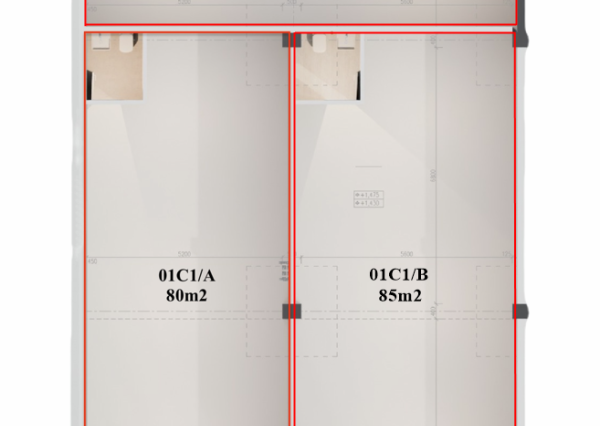 Obchodný priestor 80m2, lokalita MLYNSKÉ NIVY