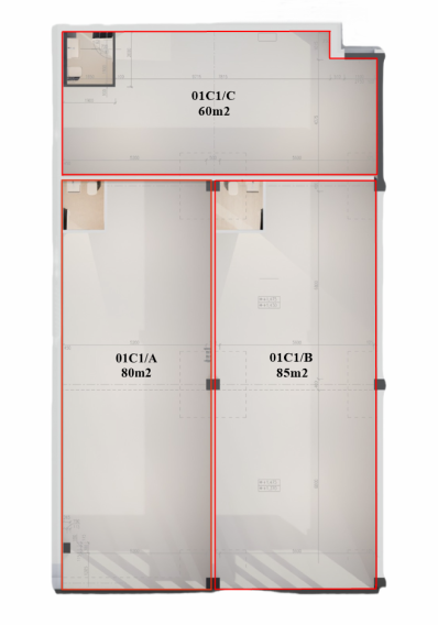 Obchodný priestor 80m2, lokalita MLYNSKÉ NIVY